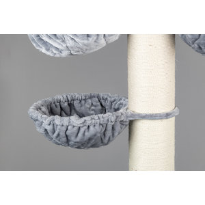 RHRQuality Cat Tree Maine Coon Tower Plus Light Grey