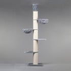 RHRQuality Cat Tree Maine Coon Tower Light Grey