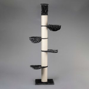 RHRQuality Cat Tree Maine Coon Tower Dark Grey