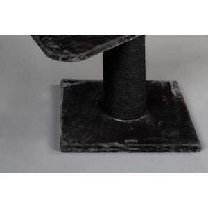 RHRQuality Cat Tree Royalty Blackline Dark Grey