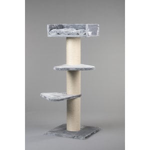 RHRQuality Cat Tree Royalty Light Grey