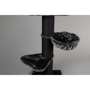 RHRQuality Cat Tree Royalty Blackline de Luxe Dark Grey