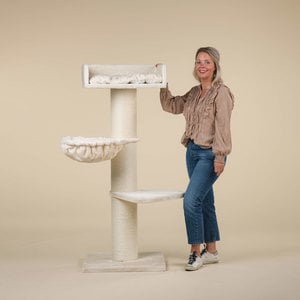 RHRQuality Cat Tree Royalty de Luxe Cream