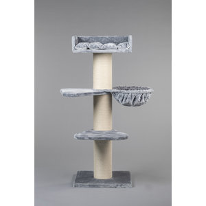 RHRQuality Cat Tree Royalty Plus Light Grey