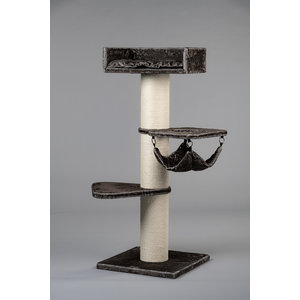 RHRQuality Cat Tree Royalty Crown Taupe