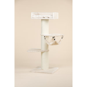 RHRQuality Cat Tree Royalty Crown Cream