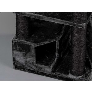 RHRQuality Playhome + Cushion Corner Coon 55x30x25 Dark Grey