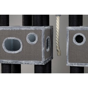 RHRQuality Scratch Barrel Light Grey Complete Royal Cat Palace(Left & Right)