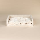 RHRQuality Cat Bed Lounge + Cushion Cream