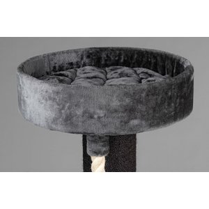 RHRQuality Round Seat Sleeper + Cushion Dark Grey