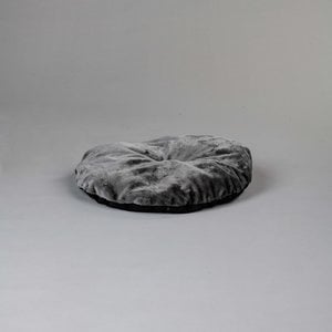 RHRQuality Cat Bed Chartreux + Cushion Dark Grey Ø60