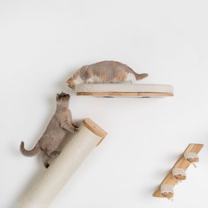 RHRQuality Cat Climbing Wall - Cat Bed de Luxe (Beige)