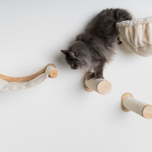 RHRQuality Cat Climbing Wall - Sisalpole Set (Beige)