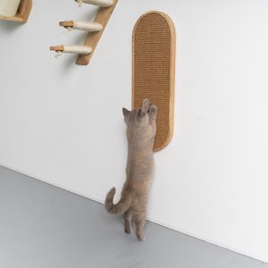 RHRQuality Cat Climbing Wall - Scratchboard de Luxe (Rubberwood Khaki)