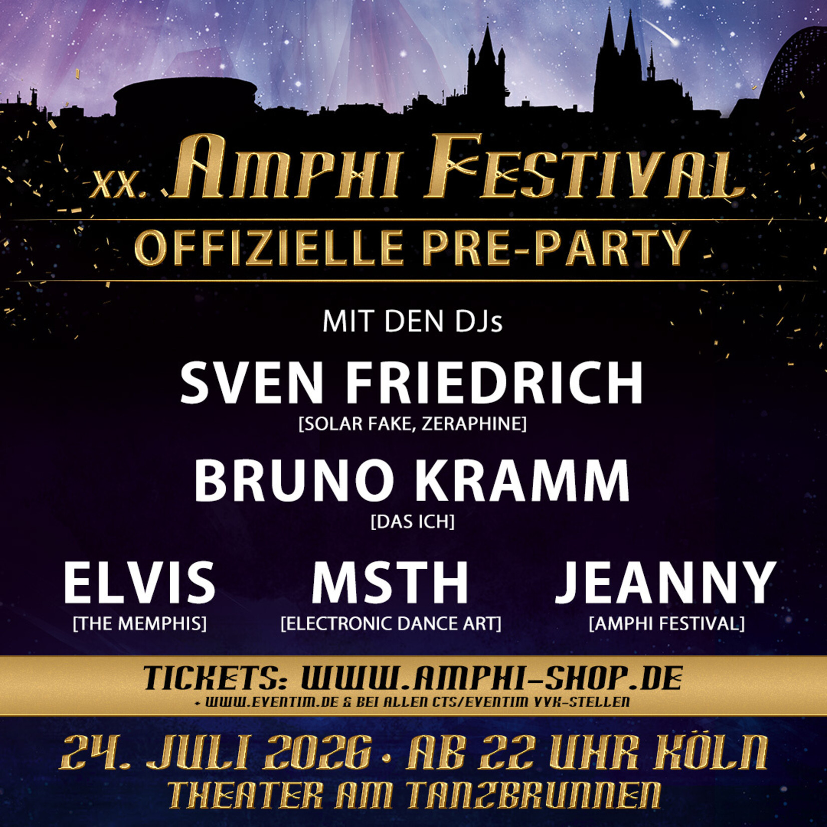 PRE-PARTY - AMPHI FESTIVAL 2026