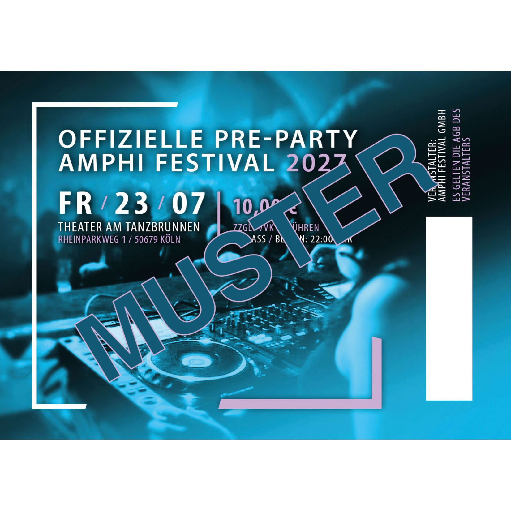 PRE-PARTY - AMPHI FESTIVAL 2027