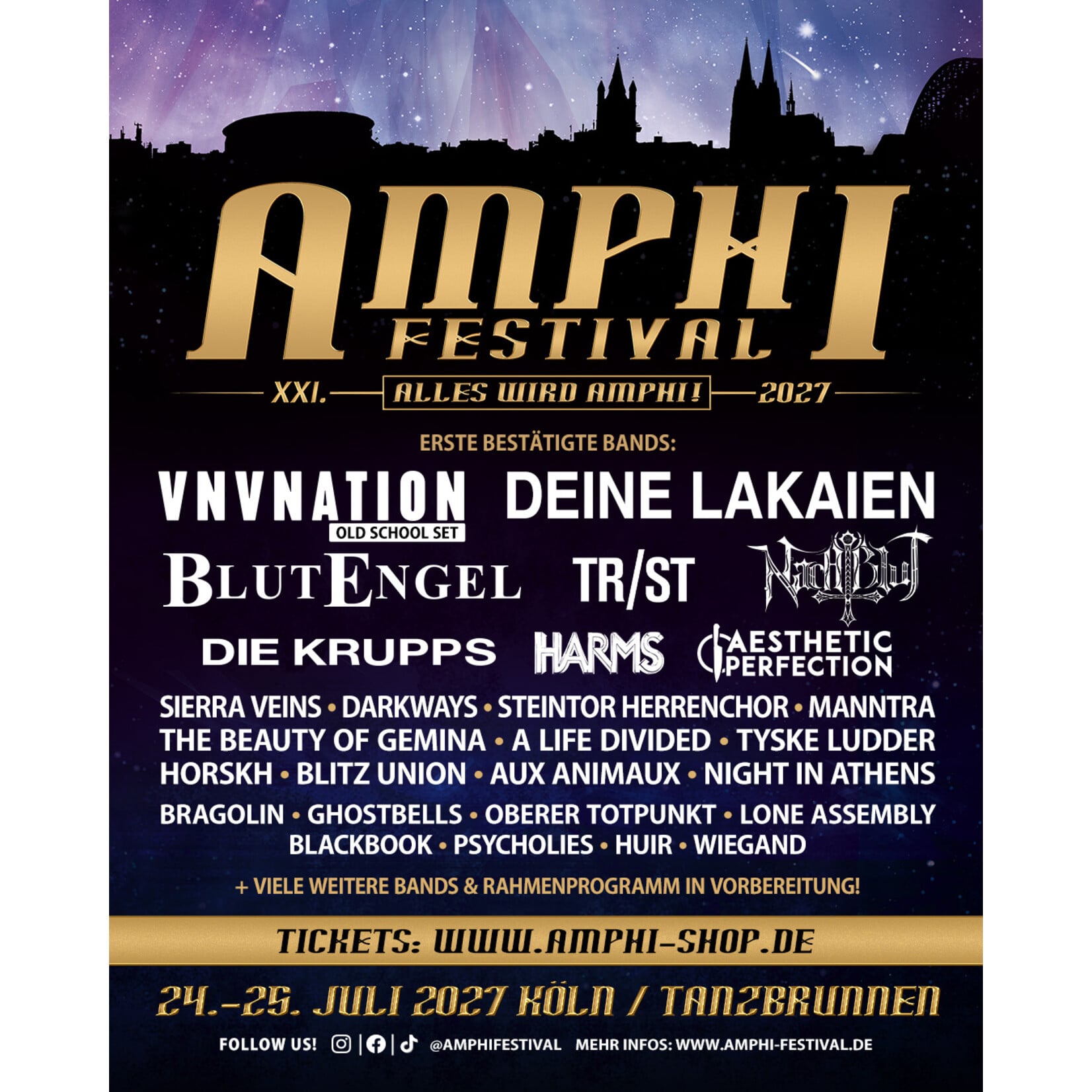 LATE BIRD WE-TICKET - XXI. AMPHI FESTIVAL 2027