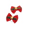 Show Tech Red Bow with Gold Trim