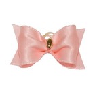 Show Tech Bow Handmade with Pearl Pink Large - Plaid