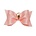 Show Tech Bow Handgemacht mit Perlen Pink Large - Plaid