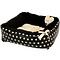 Puppy Angel Polkadot Einfache Bed, Beige