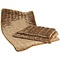 Lounger PLUSH BROWN 87X58 CM