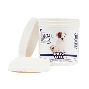 Show Tech Show Tech Dental Hygiene Wipes 100 pieces Product for Dental Care for Dogs