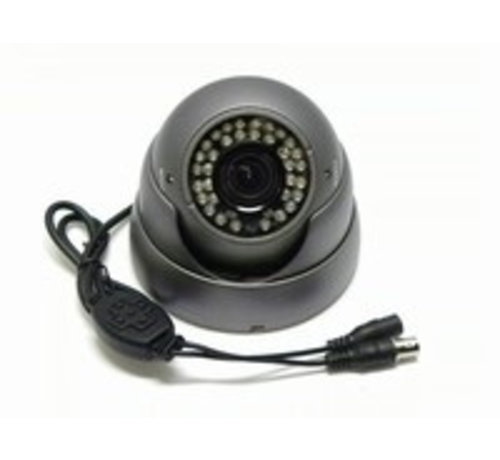 OBS Beveiligingscamera IR Dome Sony 600TVL 2.8-12mm grijs