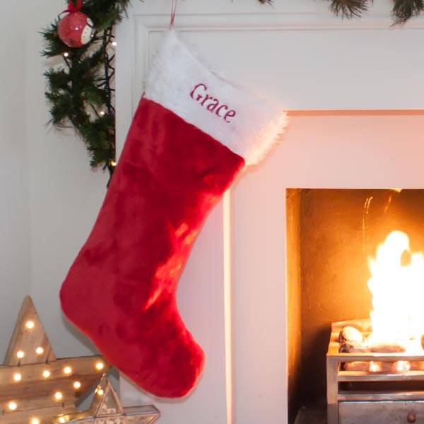 Personalised Large Traditional Christmas Stocking Order Online The Name Shops Personalised