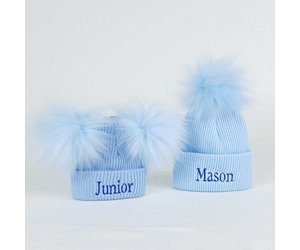 personalised baby bobble hat