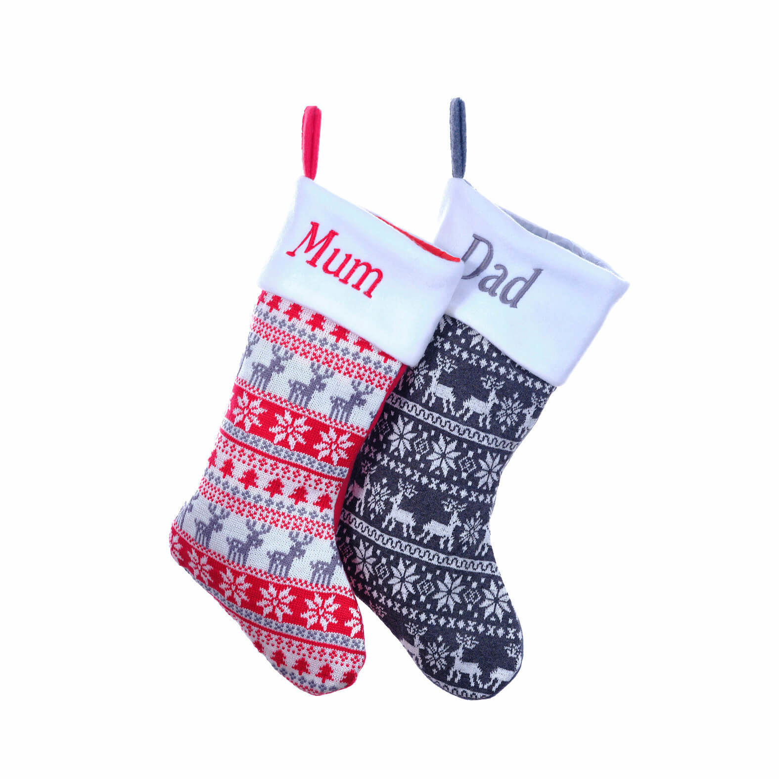 mum and dad christmas stockings