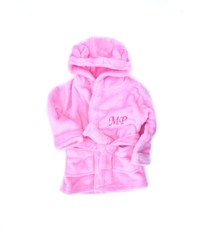 baby dressing gown with name