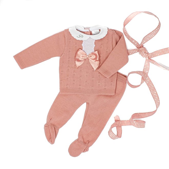 Dusty Pink Knitted Two Piece The Name Shops