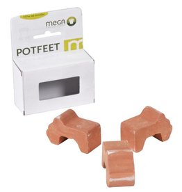 Potfeet Whitewash Box of 3PCS