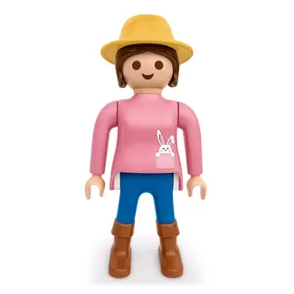 Lechuza Playmobil - Lechuza Vrouw met haas - 65 cm