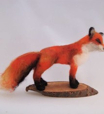 De Wolshoop Vos op plankje