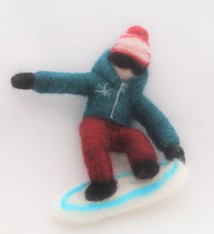 De Wolshoop snowboarder