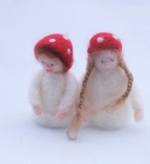 De Wolshoop Paddenstoelkind wit