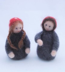 De Wolshoop Paddenstoelkind grijs