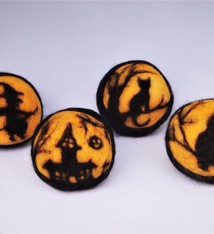 De Wolshoop Halloween Silhouet bal