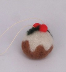 De Wolshoop Kerstbal mini bruin