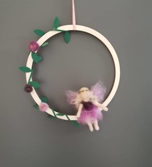 De Wolshoop Hanger Lente Elfje purple
