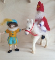 De Wolshoop Set: Sint op paard + Piet