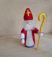 De Wolshoop Kleine Sinterklaas met staf