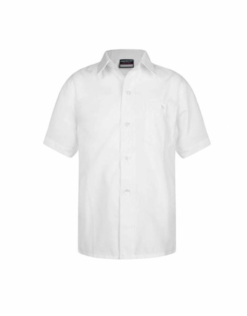 Boys Short Sleeve White Shirts