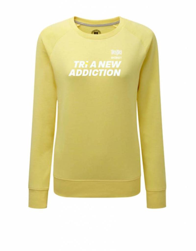 Ladies 'Tri A New Addiction' Raglan Sweatshirt