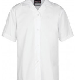 Girls Short Sleeve Revere Blouse Twin Pack