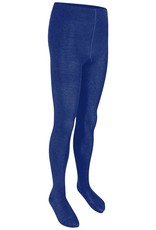 Girls Royal Blue Cotton Soft Tights