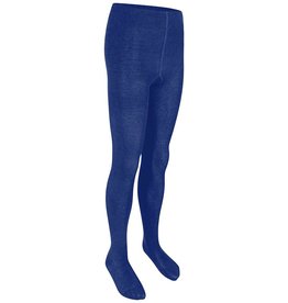 Girls Royal Blue Cotton Soft Tights