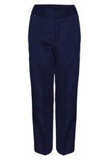 Boys Trousers Pull Up Slim Fit Navy